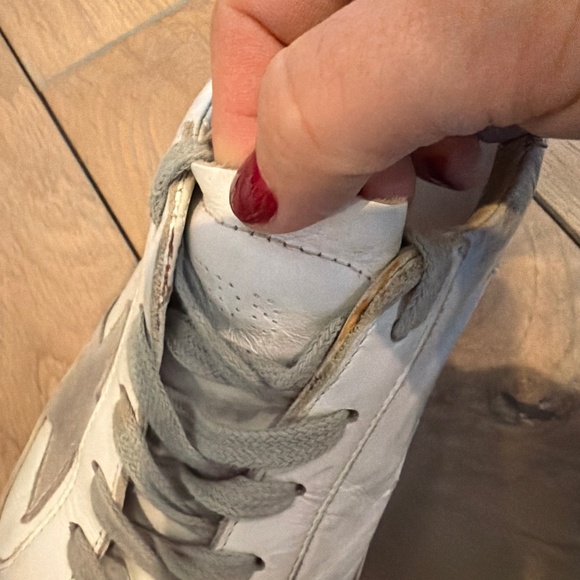 Golden Goose White & Silver Superstar Sneakers - Picture 9 of 9